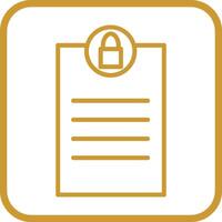 Privacy Page Vector Icon