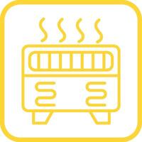 Convection Heater Vector Icon