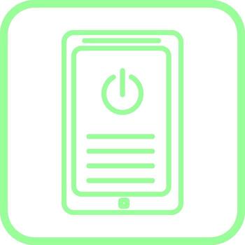 Shutdown Button Vector Icon