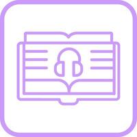 Audio Book Vector Icon