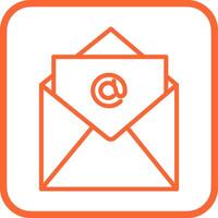 icono de vector de correos electrónicos
