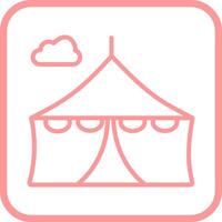 Tent Vector Icon