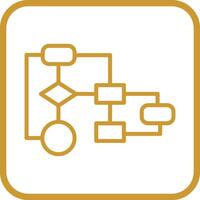 Flowchart Vector Icon