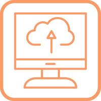 Cloud Backup Vector Icon