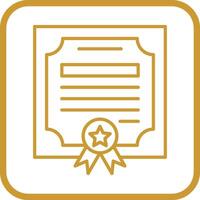 Certificate Vector Icon