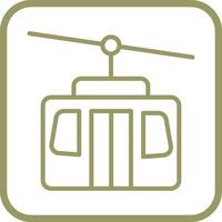 Cable Car Vector Icon