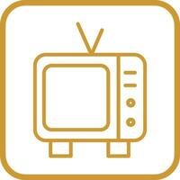 icono de vector de tv