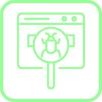 Web Bug Vector Icon
