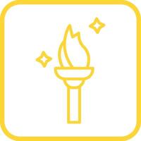 Torch Vector Icon