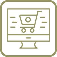 Online Shopping Vector Icon