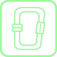 Carabiner Vector Icon