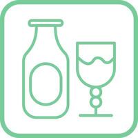 icono de vector de vino