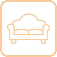 Double Sofa Vector Icon