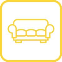 Large Sofa Vector Icon