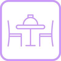 Dinner Table II Vector Icon