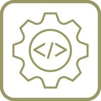Coding Gear Vector Icon