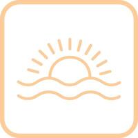 Sunrise Vector Icon