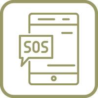 SOS Vector Icon