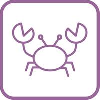 Crab Vector Icon