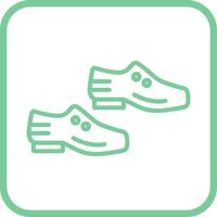 icono de vector de zapatos