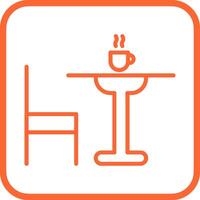 Tea Table Vector Icon