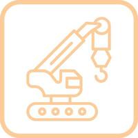 Harbor Crane Vector Icon