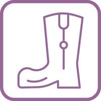 Cowboy Boot Vector Icon