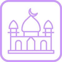 icono de vector de mezquita