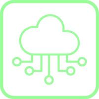 Cloud Computing Vector Icon