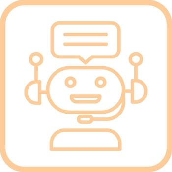Chat Bot Vector Icon