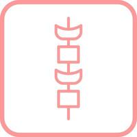 Kebab Vector Icon