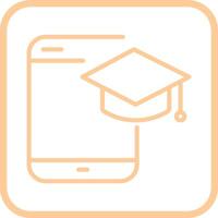 Digital Learning Vector Icon