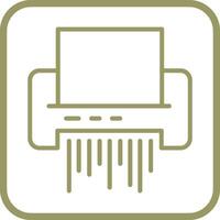 Paper Shredder Vector Icon