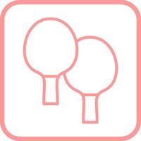 Ping Pong Vector Icon