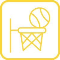 icono de vector de baloncesto