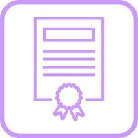 Certificate Vector Icon