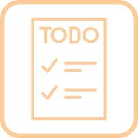 icono de vector de lista de tareas