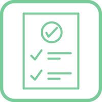 Check Up List Vector Icon