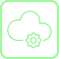 Cloud Computing Vector Icon