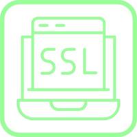 icono de vector de ssl