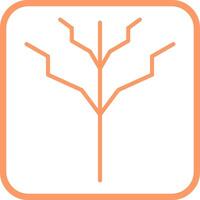 Tree with no leaves Vector Icon