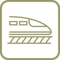 icono de vector de tren