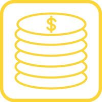 Stack of Coins Vector Icon