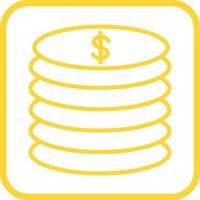 Stack of Coins Vector Icon