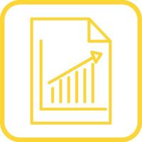 Report Graph Vector Icon