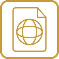 Global Profile Vector Icon