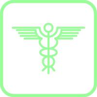 Caduceus Vector Icon