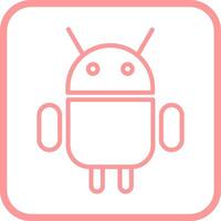 androide logo vector icono