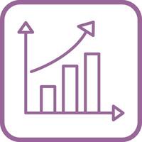 Rising Statistics Vector Icon