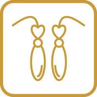 Earrings Vector Icon